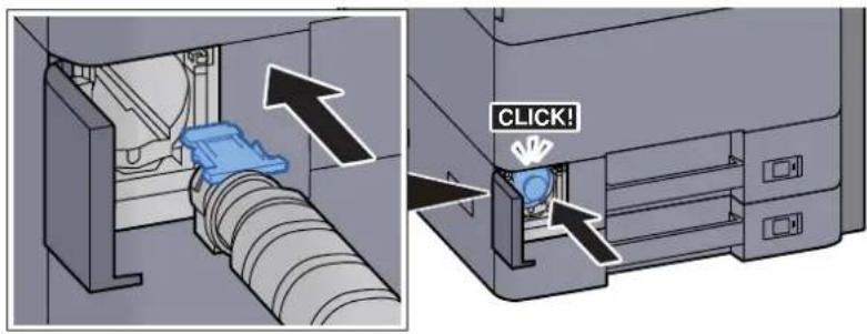 KYOCERA TASKalfa 2552ci - Installer le bac de récupération de toner. - 1
