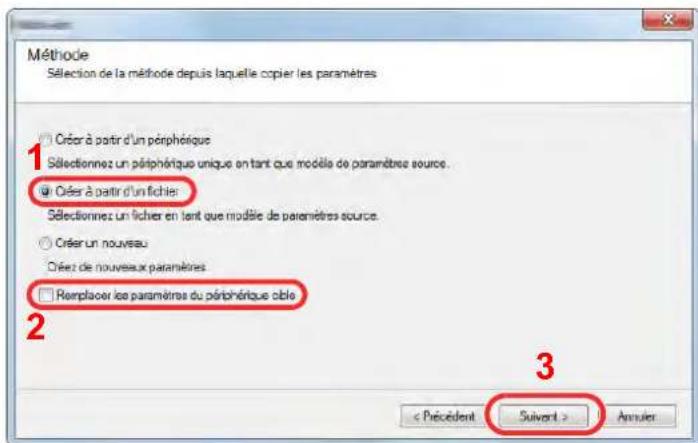 KYOCERA TASKalfa 2552ci - Inscription des données du carnet d'adresses sur la machine - 5