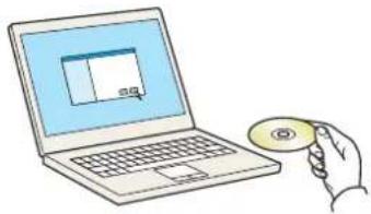 KYOCERA TASKalfa 2552ci - Insérer le DVD. - 1