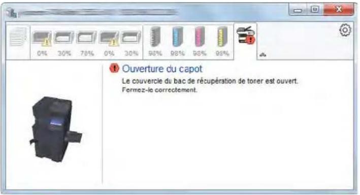 KYOCERA TASKalfa 2552ci - Onglet Alerte - 1