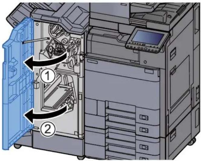 KYOCERA TASKalfa 2552ci - Élimination des agrafes coincées dans l'unité de pliage - 1