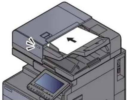 KYOCERA TASKalfa 2552ci - Mettre en place les originaux. - 1