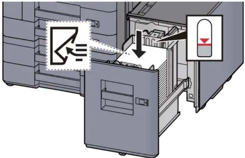 KYOCERA TASKalfa 2552ci - Charger du papier. - 1
