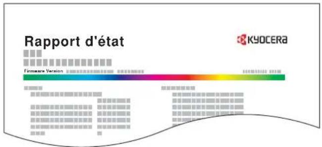 KYOCERA TASKalfa 2552ci - Rapport d'impression - 1