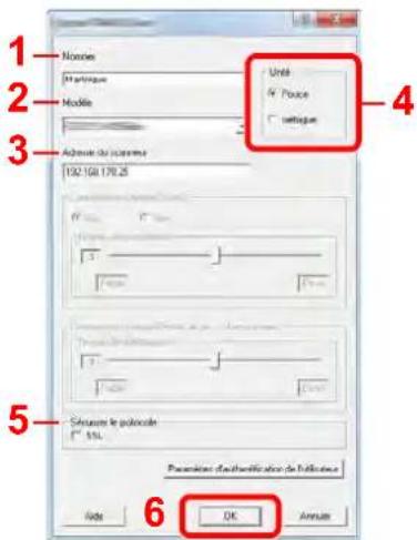 KYOCERA TASKalfa 2552ci - Configurer le pilote TWAIN. - 1