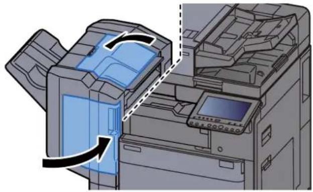 KYOCERA TASKalfa 2552ci - Élimination des agrafes coincées dans le module de finition 1000 feuilles - 12