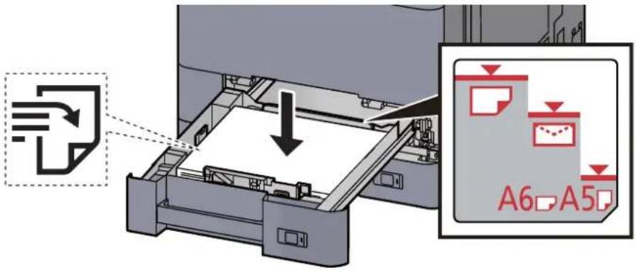KYOCERA TASKalfa 2552ci - Régler le guide de la longueur du papier jusqu'au format de papier désiré. - 4