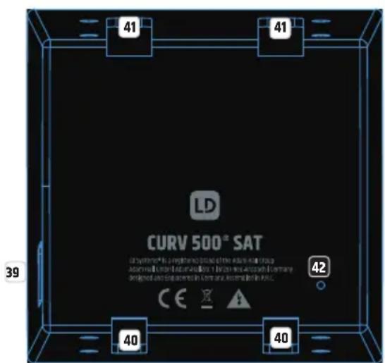 LD Systems CURV 500 TS - BOUTON DE VERROUILAGE - 1