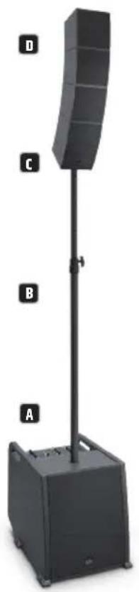 LD Systems CURV 500 TS - MONTAJE - 1