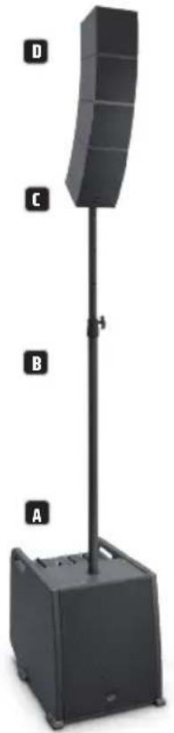 LD Systems CURV 500 TS - MONTAGE - 1