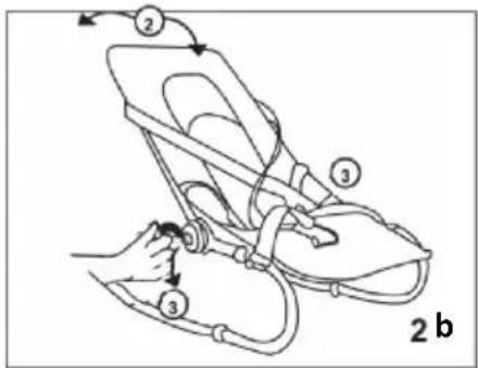 Topmark Toby T7031 - Adjusng the backrest (g.2a/2b) - 2