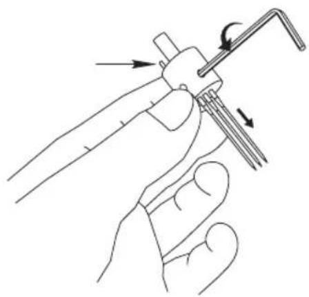 HUSKYSTAR ER10 - Sostituzione dell'ago o degli aghi - 3