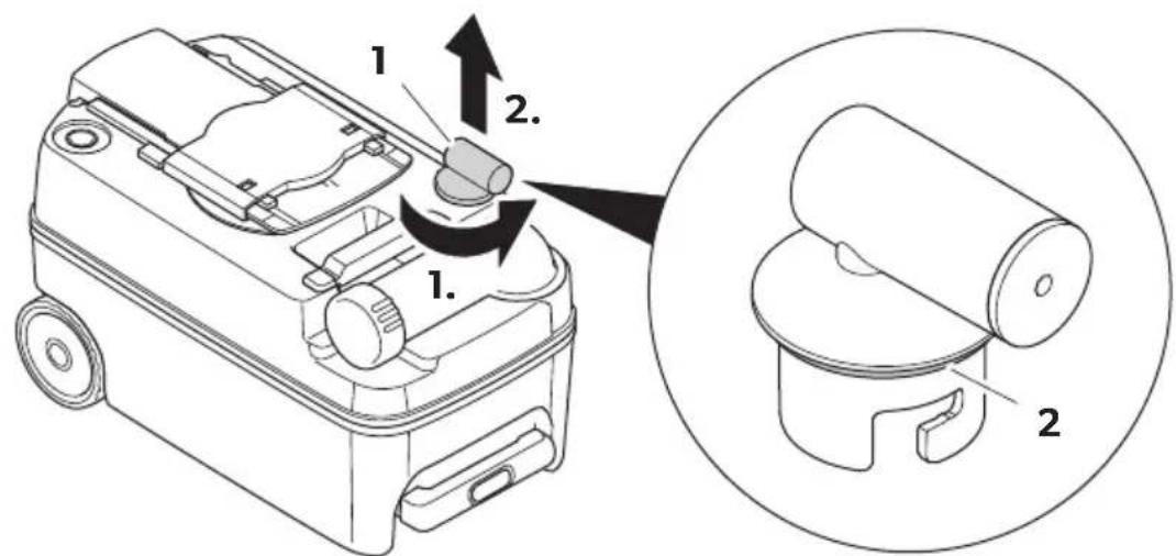 DOMETIC CTW 4110 - DE Kassettentoilette - 25