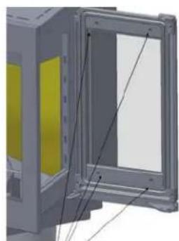 WANDERS Black Diamond Compact - Replacing the glass in the door - 1