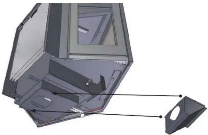 WANDERS Black Diamond Compact - Montage aansluiting exterle luchttoevoer - 1