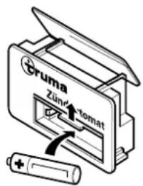Trumatic S 55 T - Sostituzione pile sull'accenditore automatico - 1