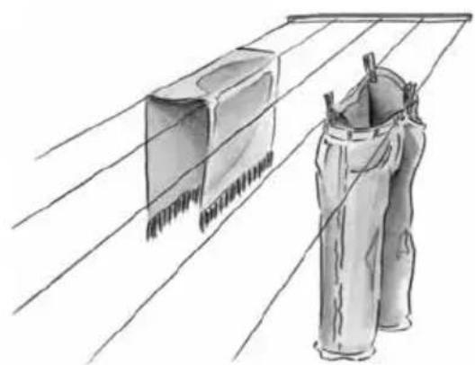 Krüger Secomat 255 - Hanging up the washing - 1