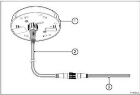 RAYMARINE RS130 GPS - NMEA2000のの接続接縁要 - 1