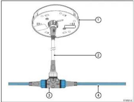 RAYMARINE RS130 GPS - SeaTalkng connectionoverview - 1