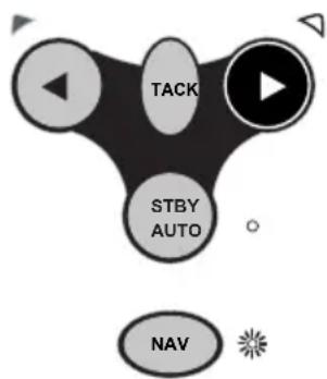 SIMRAD TP22 - Réglage du niveau de réponse (1-9) - 1