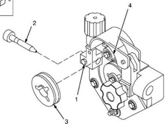 Miller Matic 251 - 6-3. Changing Drive Roll and Wire Inlet Guide - 2