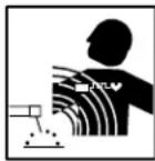 Miller Matic 251 - HOT PARTS can cause severe burns. - 1