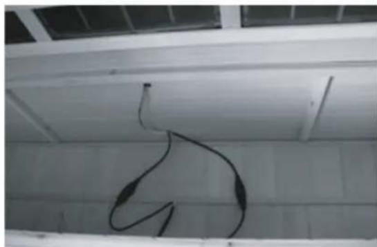 France Sauna Soleil Blanc - BRANCHEMENT DES CÂBLES DE LA PAROI DE CHAUFFAGE DU BANC - 1