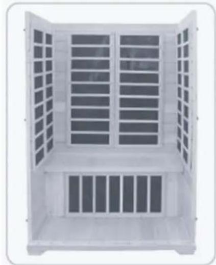 France Sauna Soleil Blanc - ASSEMBLAGE DE LA PAROI ARRÈRE - 5