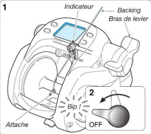 Daiwa Tanacom Bull 750 - Données d'enregistrement (Backing) - 1