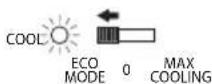 Longboard 28L - B- Utilisation du selecteur de mode froid/Eco (Max cooling / Eco mode) - 2