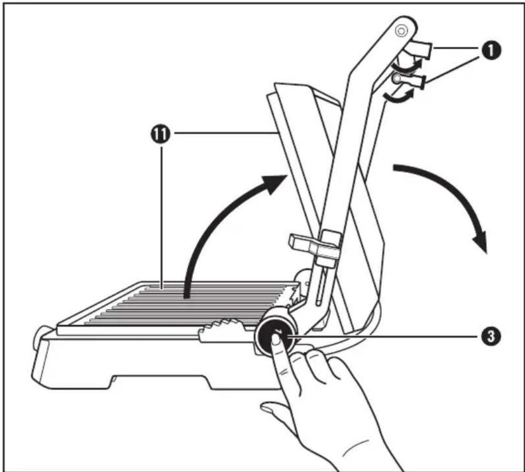 SILVERCREST SKGL 2000 A1 - "Table grill" position - 1