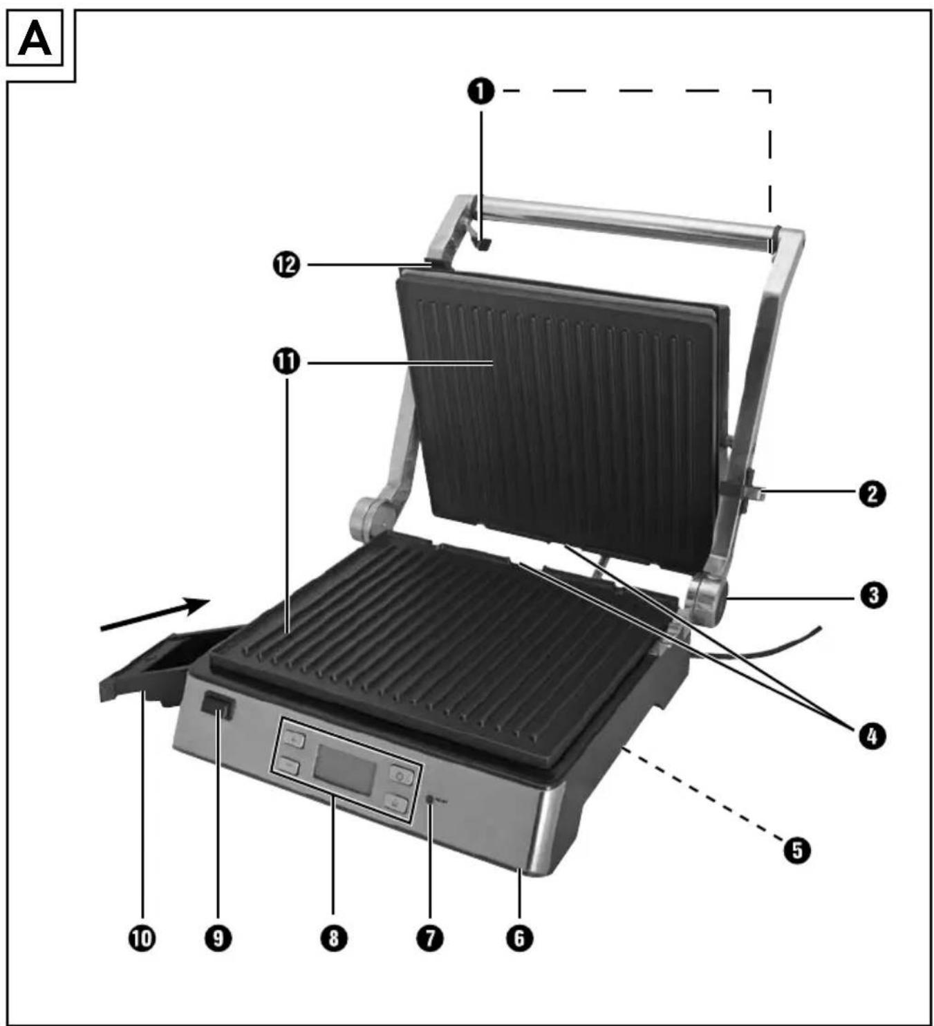 SILVERCREST SKGL 2000 A1 - CONTACT GRILL - 1