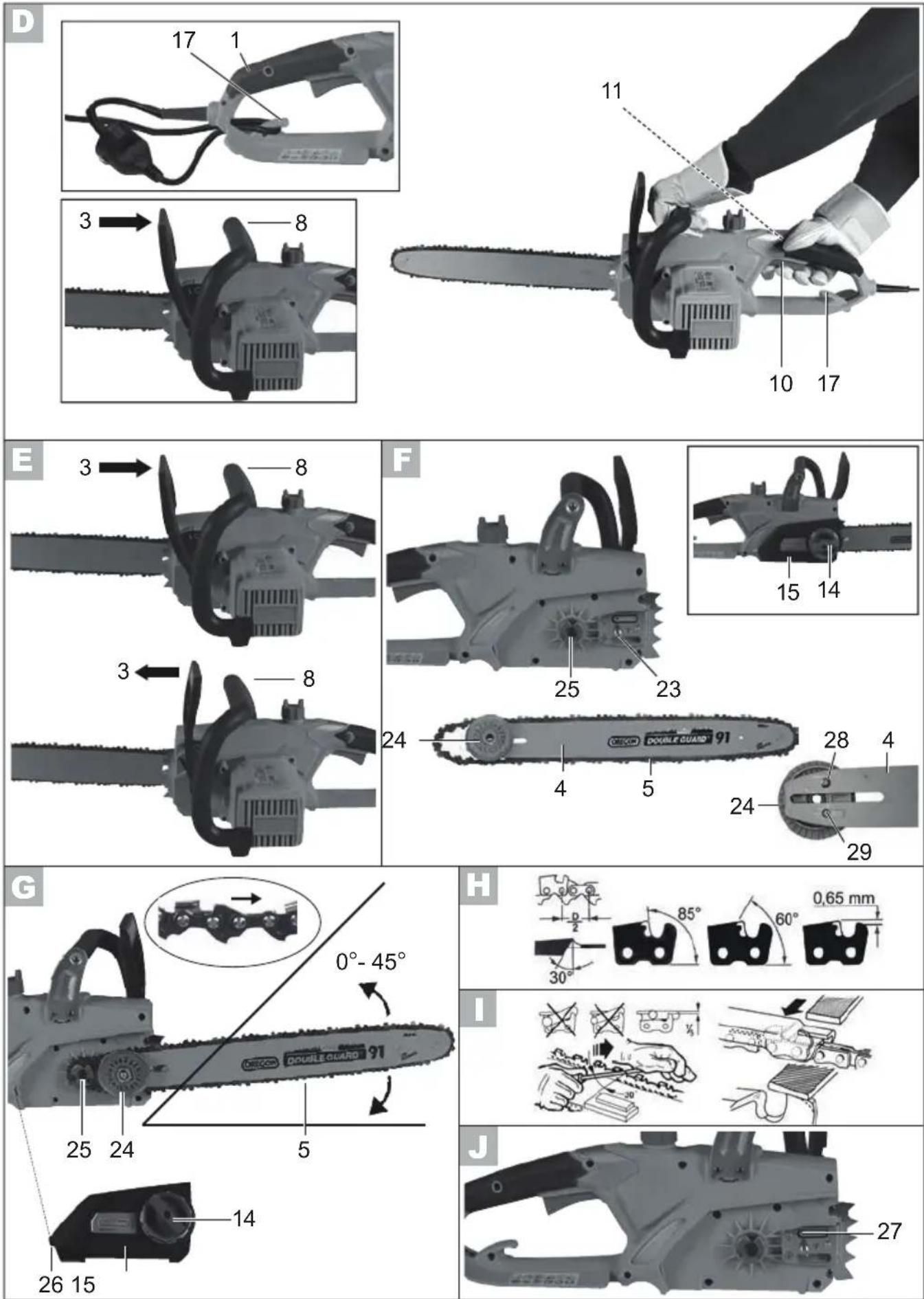 FLORABEST FKS 2200 F3 - Rozvinuté náčrtky • Plano de explosión Vista em corte - 2
