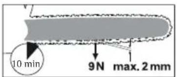 FLORABEST FKS 2200 F3 - Sägekette spannen - 2
