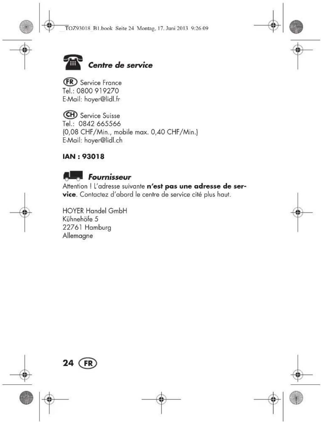 SILVERCREST SKH 60 B1 - Déclaration de conformité - 4