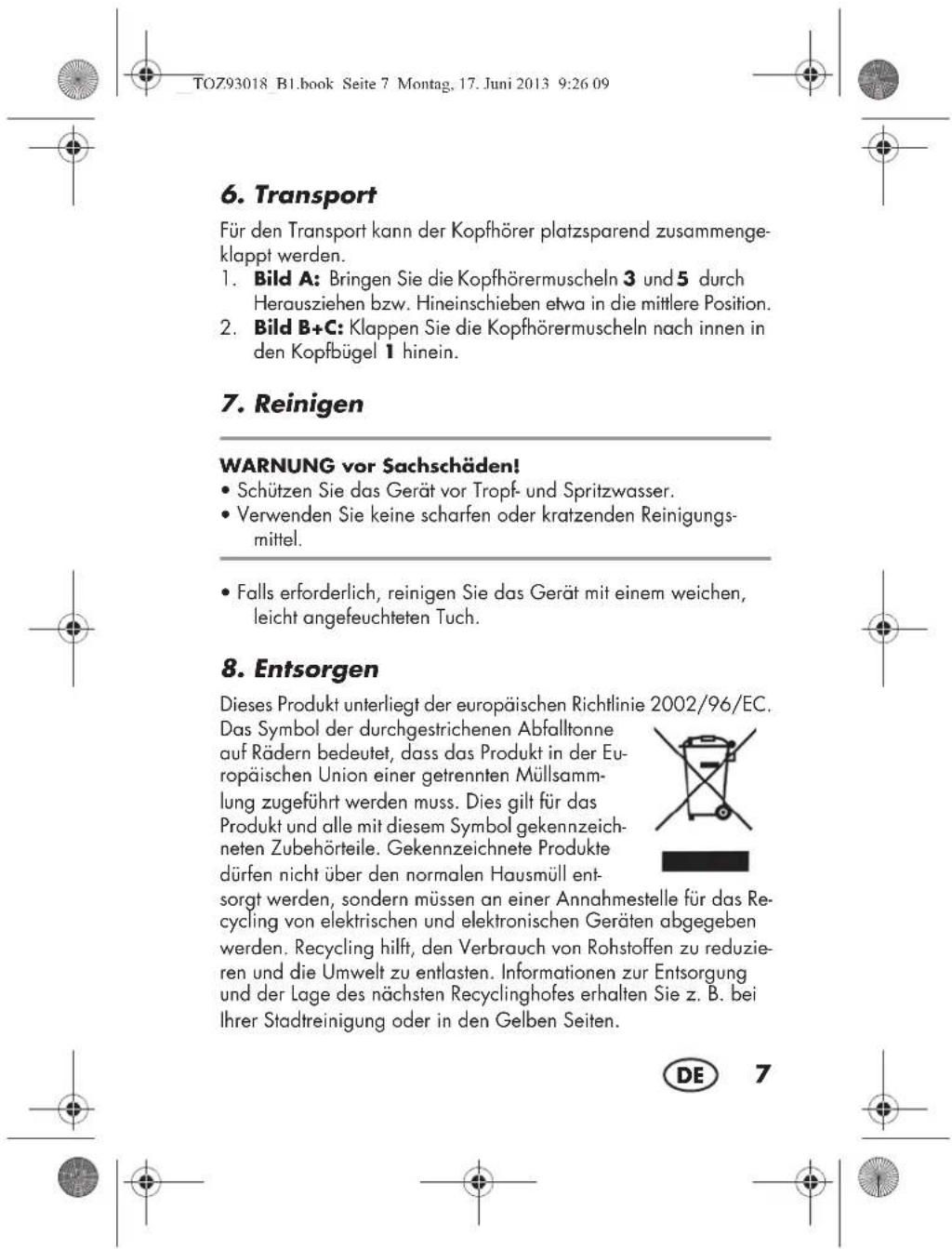 SILVERCREST SKH 60 B1 - WARNING vor Sachschäden - 3