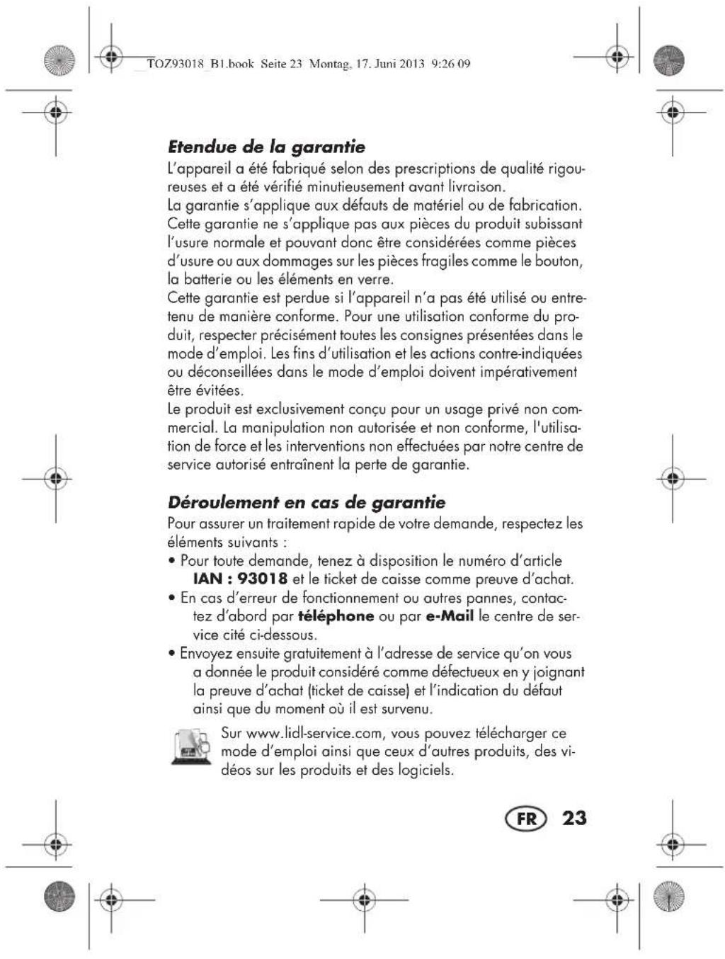 SILVERCREST SKH 60 B1 - Déclaration de conformité - 3