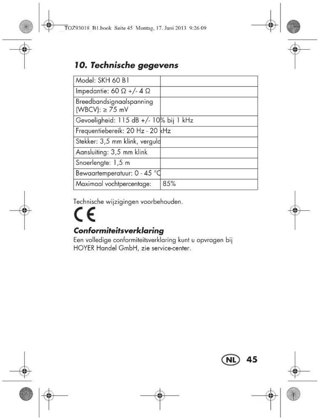 SILVERCREST SKH 60 B1 - 1