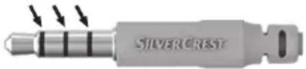 SILVERCREST SKM 40 A1 - O cabo jack de áudio - 2
