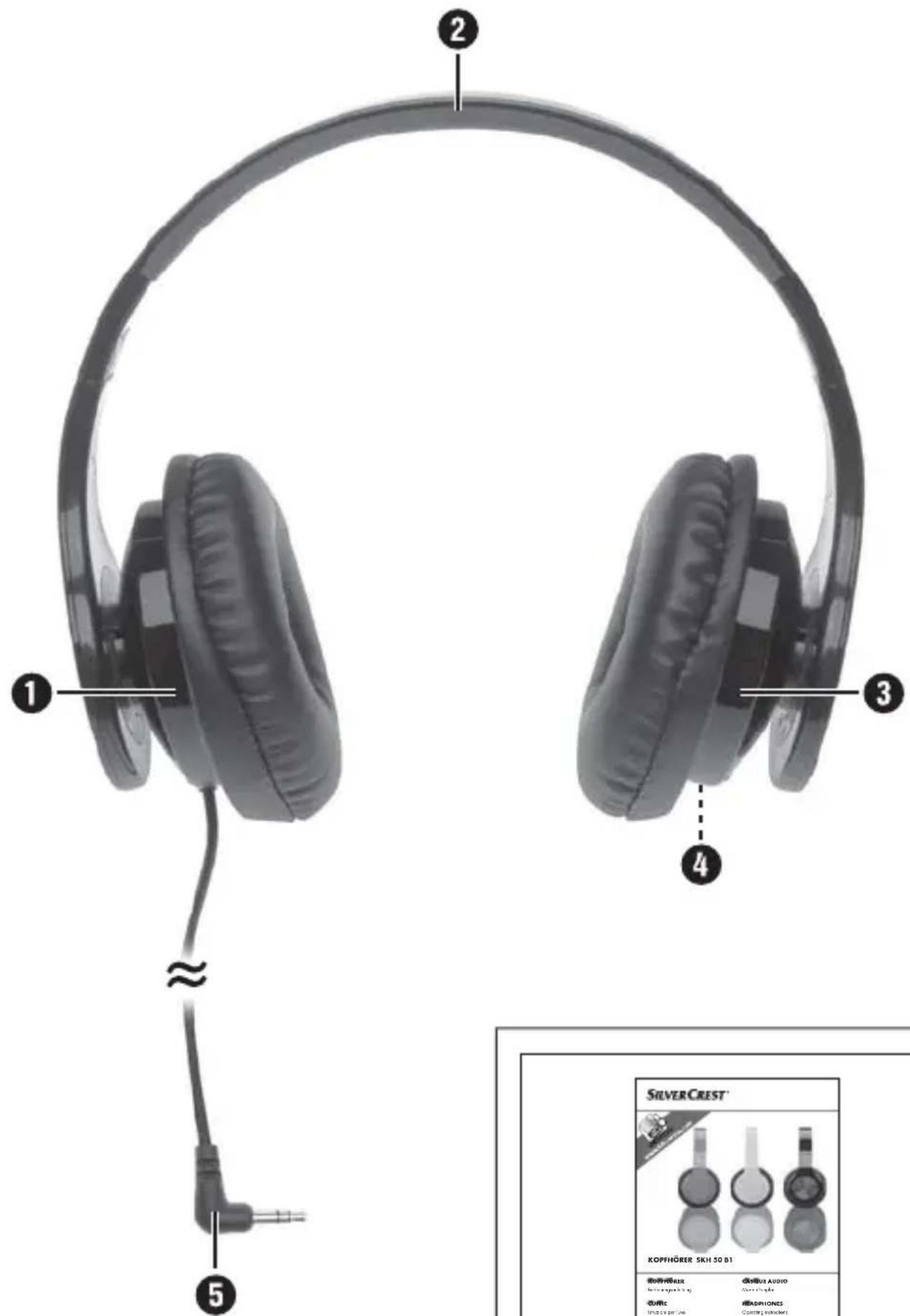 SILVERCREST SKH 50 B1 - HEADPHONES - 1