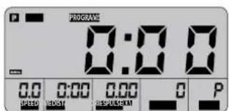 Energetics Exercise Monitor E203 - i program = Manual Program (P 1). - 1