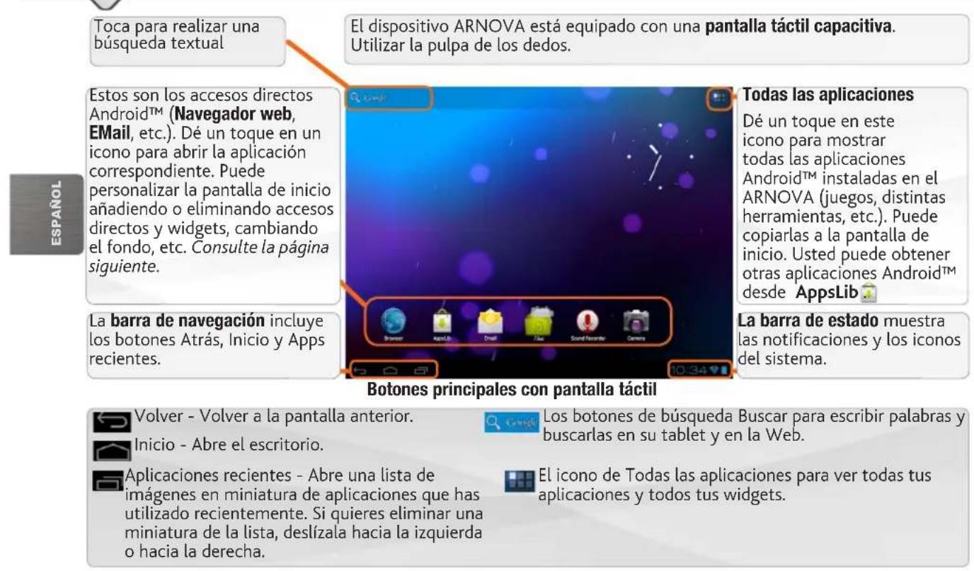 ARCHOS Arnova 8 G3 - EL INTERFAZ DEL ARNOVA - 1