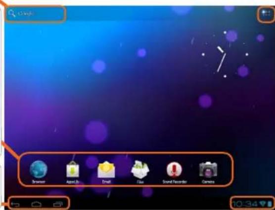 ARCHOS Arnova 7C G3 - INTERFACCIA ANDROID - 1
