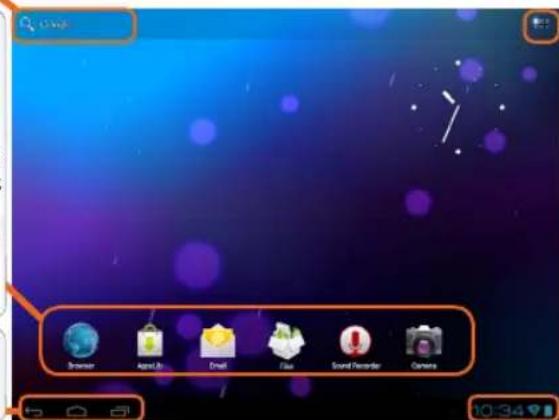ARCHOS Arnova 7C G3 - EL INTERFAZ ANDROID - 1