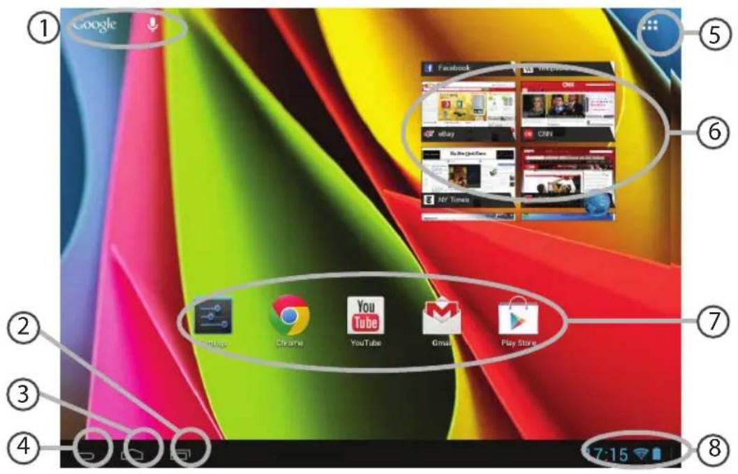 ARCHOS Titanium HD 97 - A Interface Android™ - 1