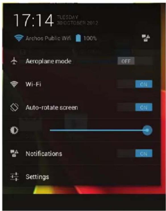 ARCHOS Titanium HD 97 - Die Android™ Benutzeroberfläche - 1