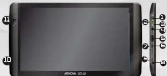 ARCHOS Arnova 10 G2 - DESCRIPTION OF THE DEVICE - 1