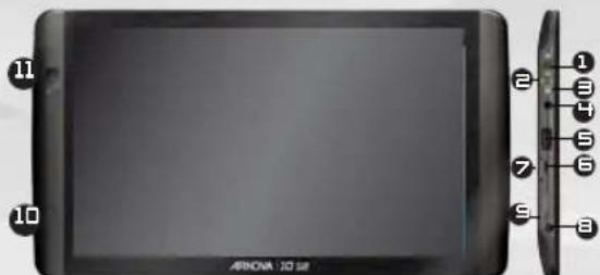 ARCHOS Arnova 10 G2 - DESCRIPTION DE L'APPAREIL - 1
