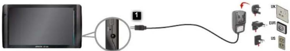 ARCHOS Arnova 10 G2 - Caricamento della batteria - 3