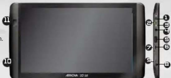 ARCHOS Arnova 10 G2 - Eingebautes Mikro Camera - 1